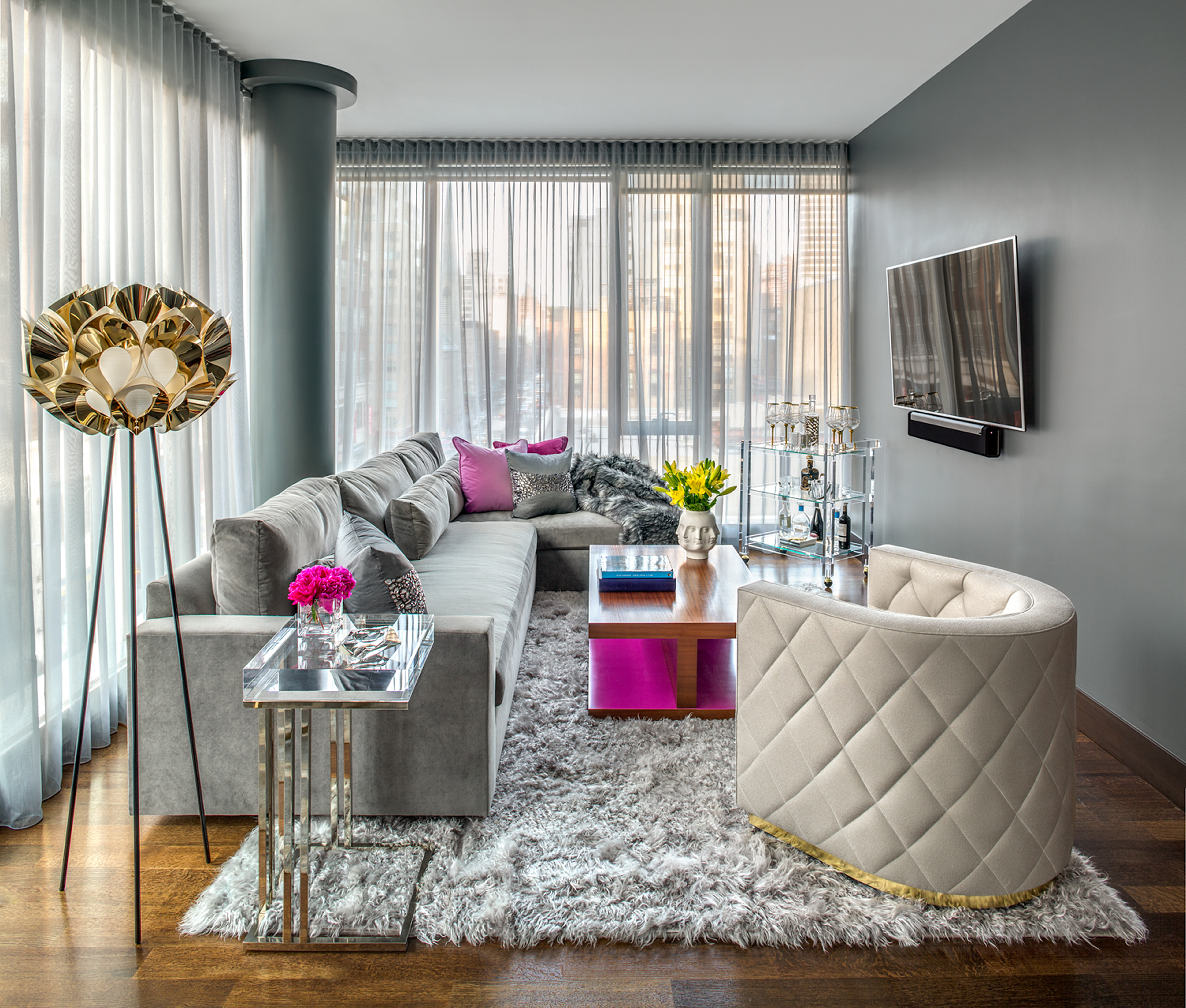 Custom living room upholstery by Bespoke by Luigi Gentile
