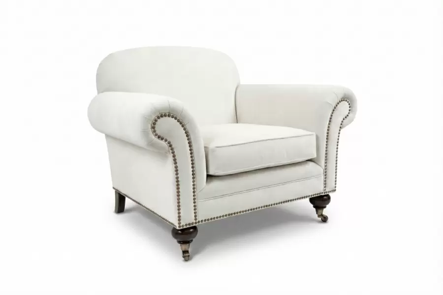 Allen Rolled Arm Chair - custom rolled arm chair