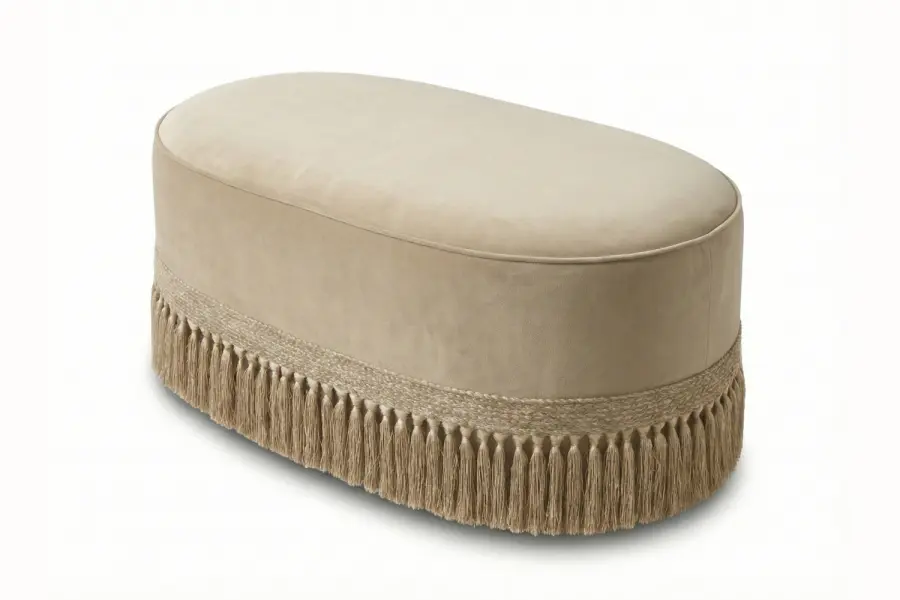 Arabella Ottoman - Arabella Bespoke Fringe Ottoman
