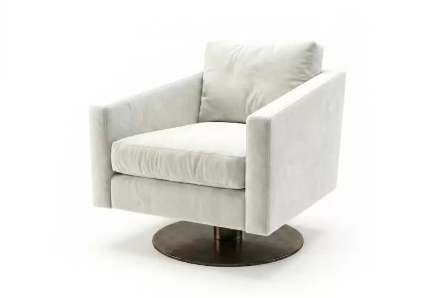 Bagley Swivel Chair - Custom Modern Upholstered Swivel Chair
