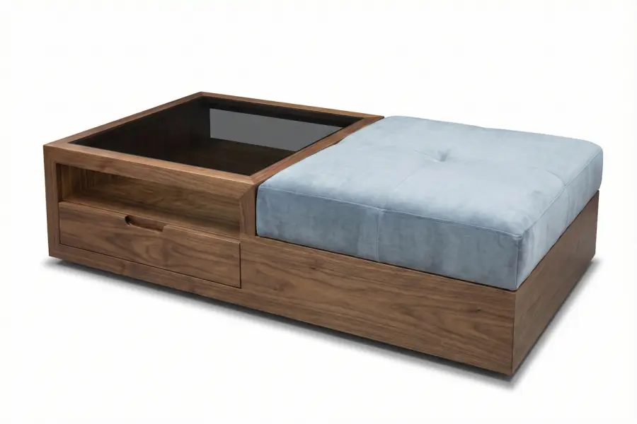 Beadel Ottoman Table - Beadel Bespoke Ottoman Table with Storage