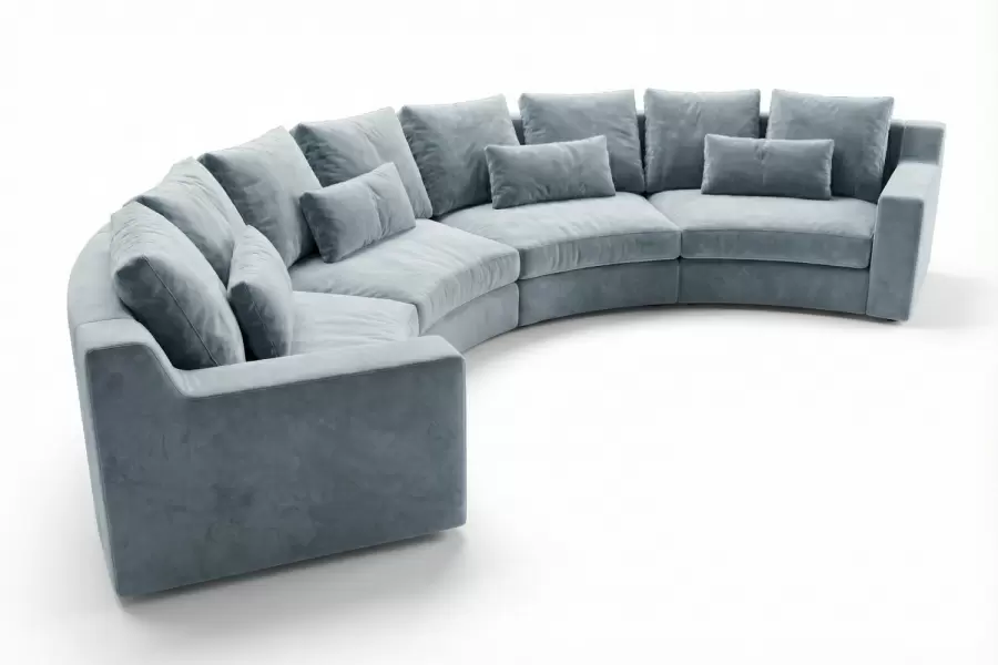 Beekman Curved Sectional - Modular Comfort · Curved Design · Bespoke Seating