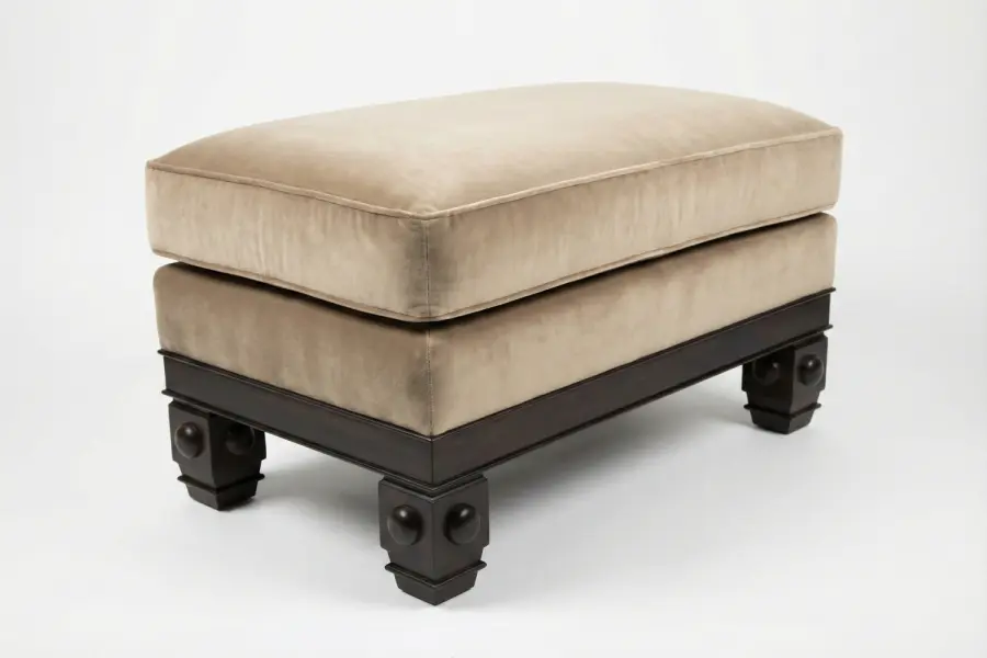 Bethune Ottoman - Bethune Bespoke Sculptural Base Ottoman
