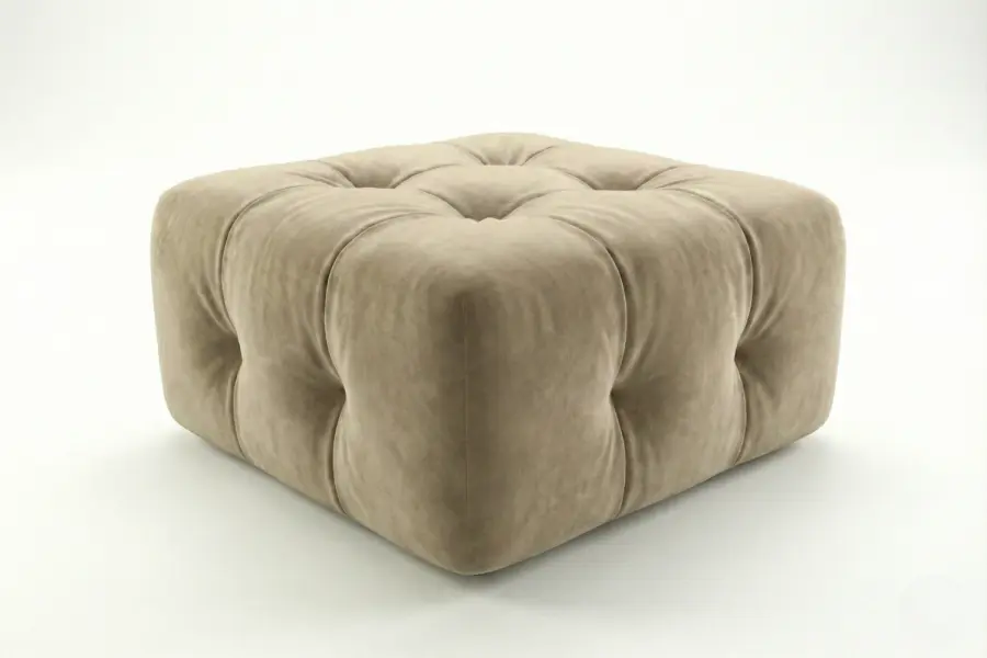 Biscuit Ottoman - Biscuit Bespoke Cube Ottoman