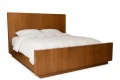 Thumbnail Image - Clinton Bed with Wood Headboard – Custom Wood Frame Bed