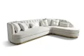 Thumbnail Image - Coppedè Sectional — Diamond Tufting & Brass Base