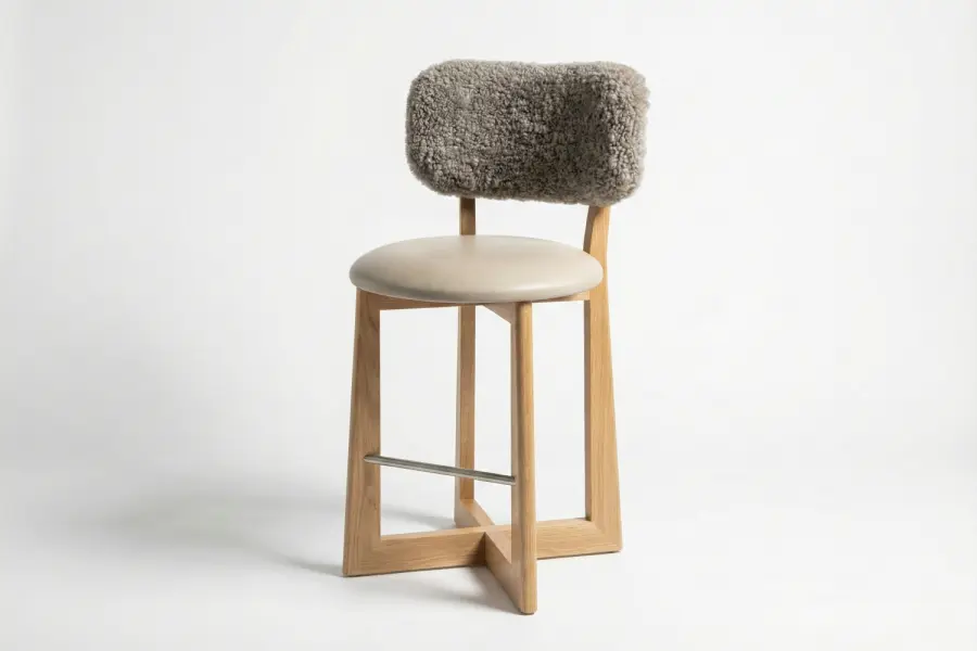 Cortina Bar Stool - Cortina Bar Stool — Bespoke Textural Seating