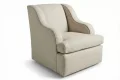 Thumbnail Image - Curved arm Custom Upholstered chair
