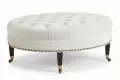 Thumbnail Image - English Bespoke Oval Tufted Ottoman