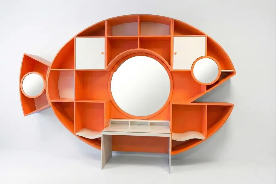 Finley Play Wall - Custom Aquatic Wall Unit — Playful Bespoke Storage