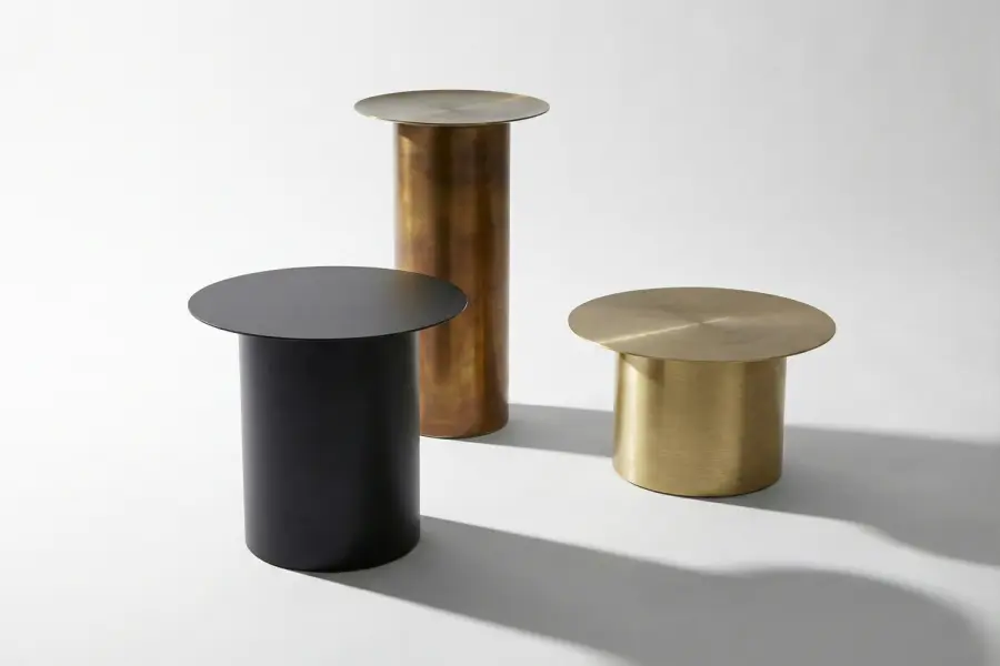 Foundry Cylinder Tables - Foundry Cylinder Tables — 3-Piece Custom Set