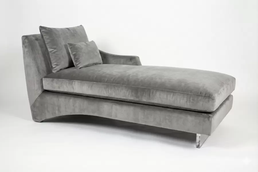 Freeman Chaise - Custom Modern Upholstered Chaise
