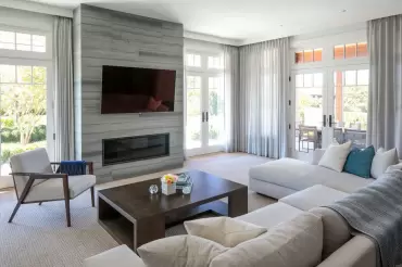 Media room perfection with our custom, extra deep Carson sectional. 