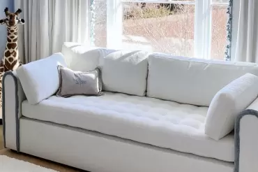 A different take on our Chambers trundle, this fabulous piece offers comfortable sleeping for two without compromise.