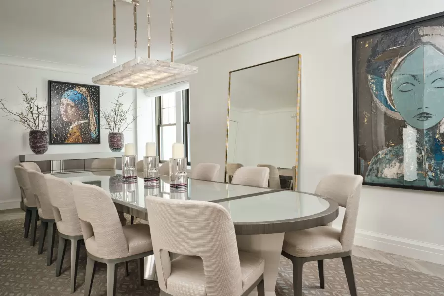 Comfortable Bespoke dining chairs are indispensable to enjoy a fabulous meal! No compromises made here!