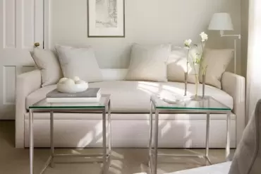 Our Chamber Trundle featered in a classic and timeless setting. Comfortable seating that doubles and great sleeping for two.