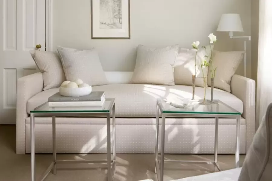 Our Chamber Trundle featered in a classic and timeless setting. Comfortable seating that doubles and great sleeping for two.