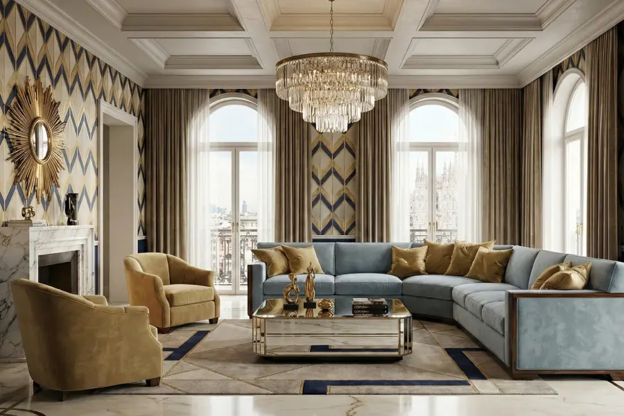 Magenta Sectional 