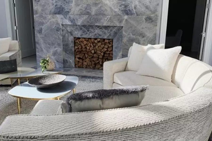 A pair of our Whitehall curved sofa create a focal point inthis elegantly appointed and stunning room by Penny Drue Baird. Simply fantastic!