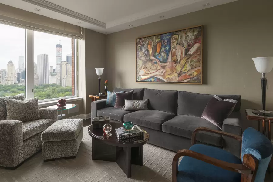 Our custom Chelsea sofa for this lovely living room by Joel Caturla.