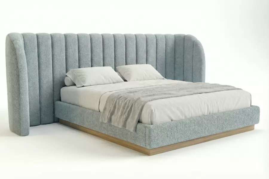 Gianna Bed - Gianna Bed — Sculptural Elegance & Modern Comfort