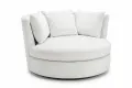 Thumbnail Image - round chair and 1/2 Custom round swivel chair.