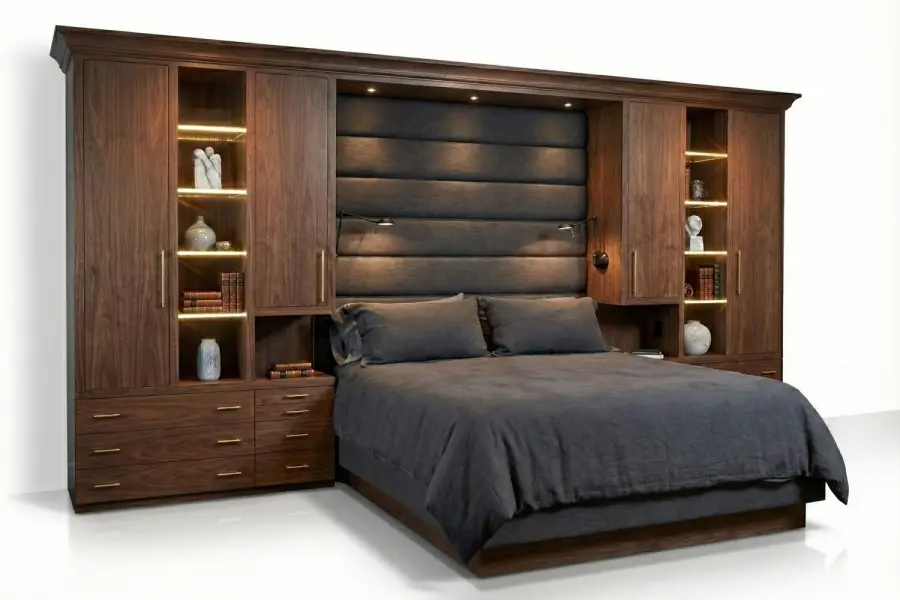 Grayson Bespoke Wall System - Grayson Wall System — Custom Walnut