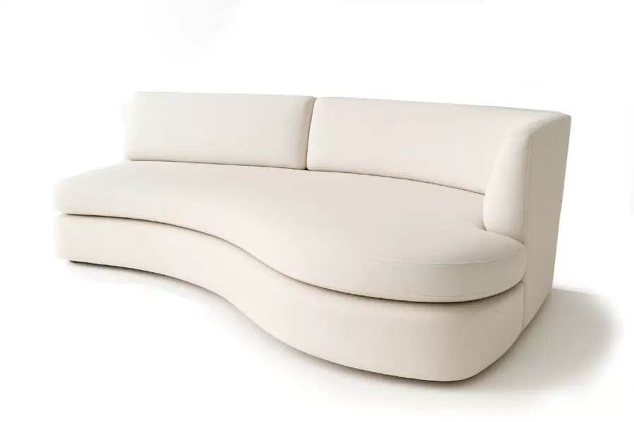 Hilley Sofa - Hilley Sofa- Custom Curved Sofa