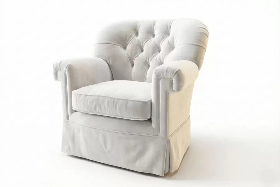 Horatio Chair - Custom tufted Club Chair