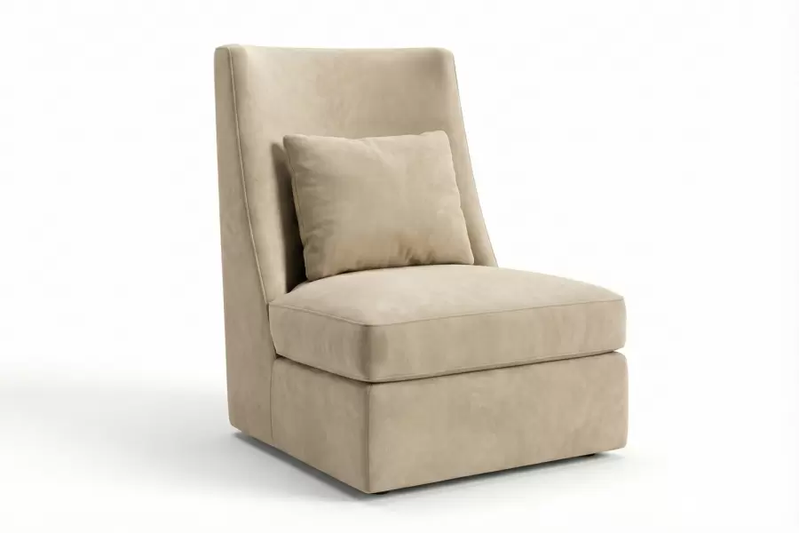 Jackson Slipper Chair - Custom High back Upholstered Chair