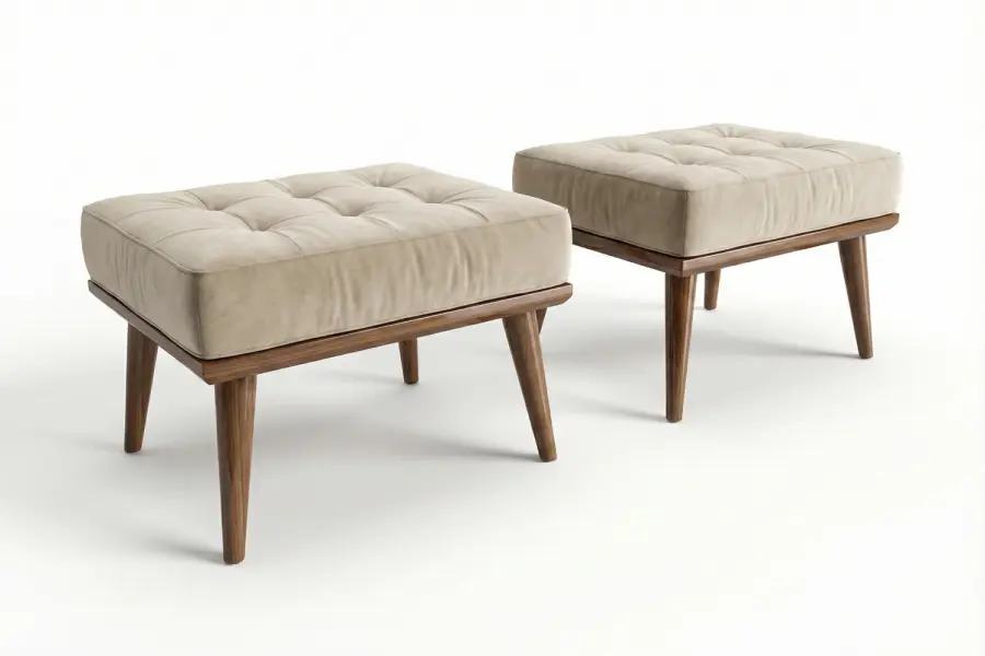 Jasper Ottoman - Jasper Bespoke Mid-Century Ottoman