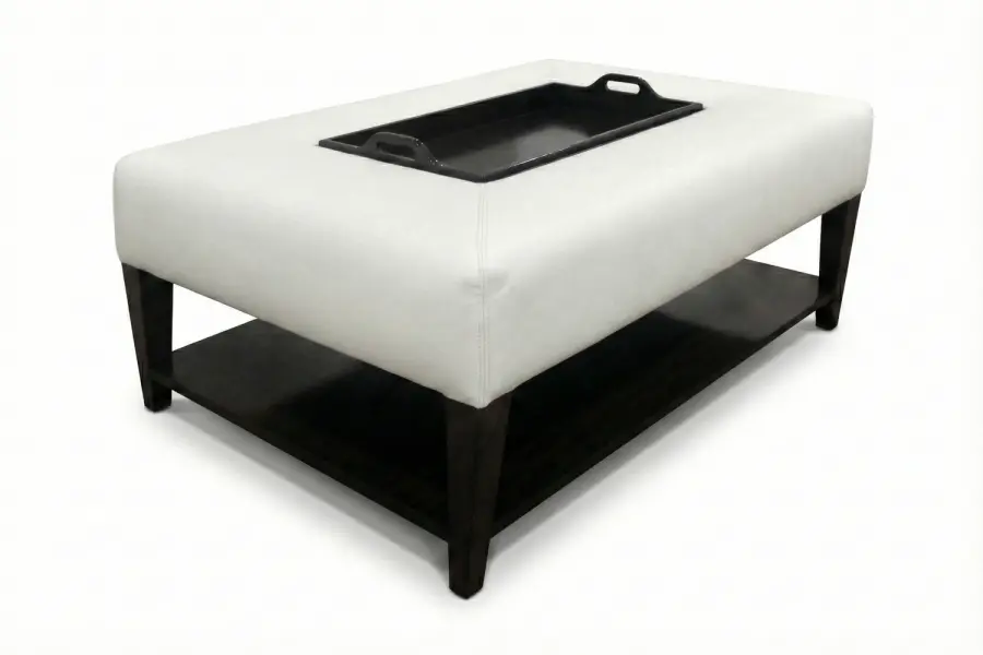 Jewel Ottoman Table - Jewel Bespoke Ottoman Table with Tray