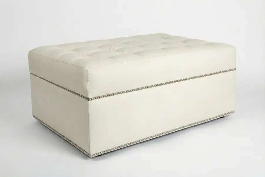 Leonard Storage Ottoman - Leonard Bespoke Tufted Storage Ottoman