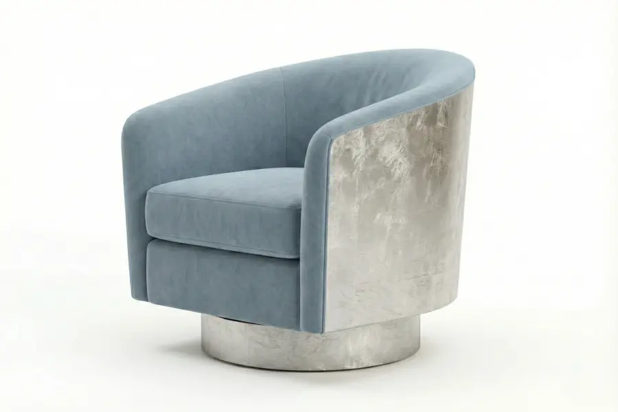 Leonore Chair - Leonore Sculpted Barrel-Back Occasional Chair