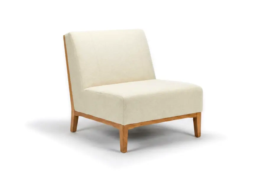 Lucca Chair - Lucca Minimalist Wood Frame Occasional Chair