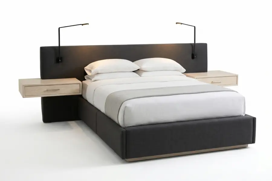 Lumina Storage Bed - Custom Storage Platform bed with lights 