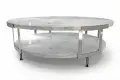 Thumbnail Image - Luna Piena Coffee Table — Marble & Nickel