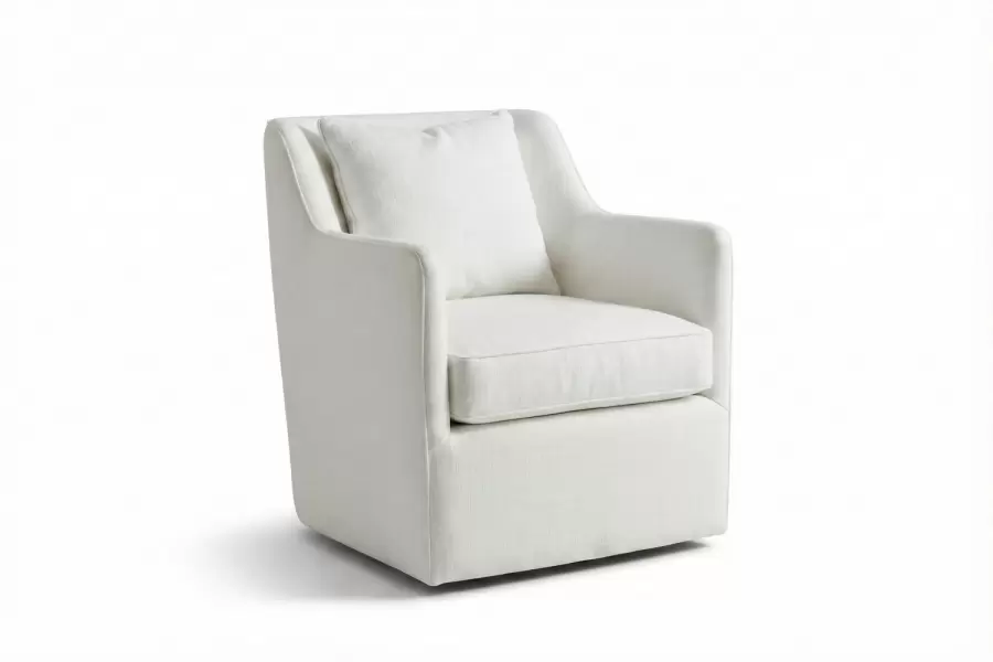 Mcdougal Tub Chair - Custom Upholstered Swivel Tub Chair