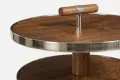 Thumbnail Image - Myrtle Side Table — Veneer & Brass Accent