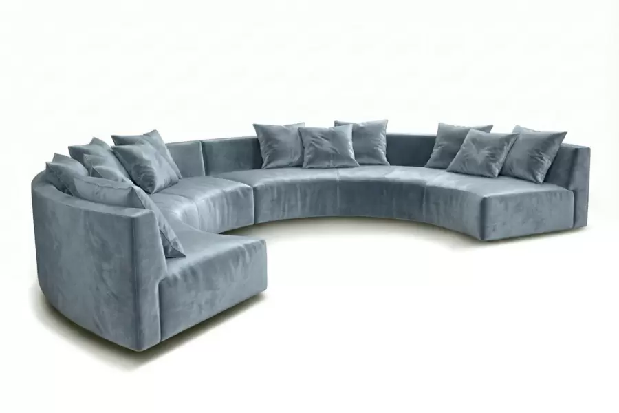 Nostrand Sectional - Nostrand Sectional — Curved Form & Bespoke Comfort