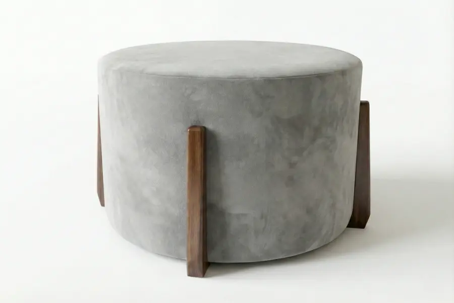 Oliver Drum Ottoman - Oliver Bespoke Drum Ottoman