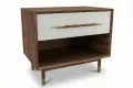 Thumbnail Image - Rona Nightstand — Custom Walnut & Brass