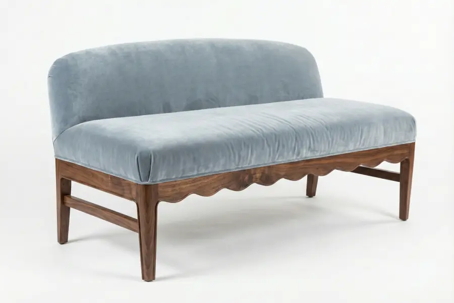 Sonata Settee - Sonata Bespoke Scalloped Settee