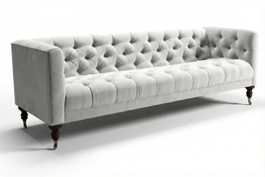 Spruce Tufted Dining Banquette - Custom Button Tufted Banquette