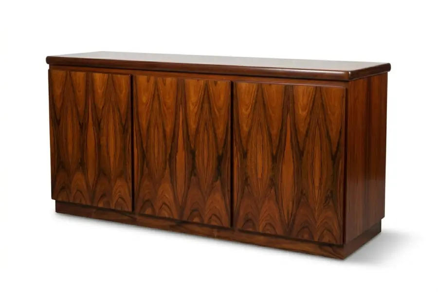 Stockholm Credenza - mid century modern credenza in brazilian rosewood