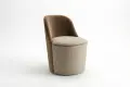 Thumbnail Image - Tivoli Vanity Stool — Italian-Inspired Dual Fabric Design