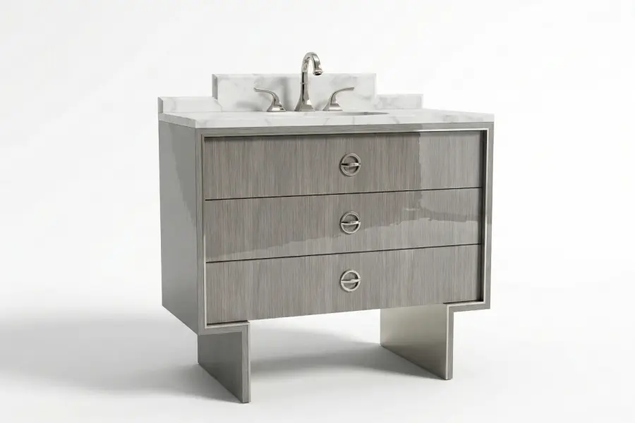 Valmont Vanity - Valmont Bespoke Modern Bathroom Vanity