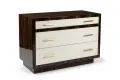 Thumbnail Image - Custom macassar and leather nightstand